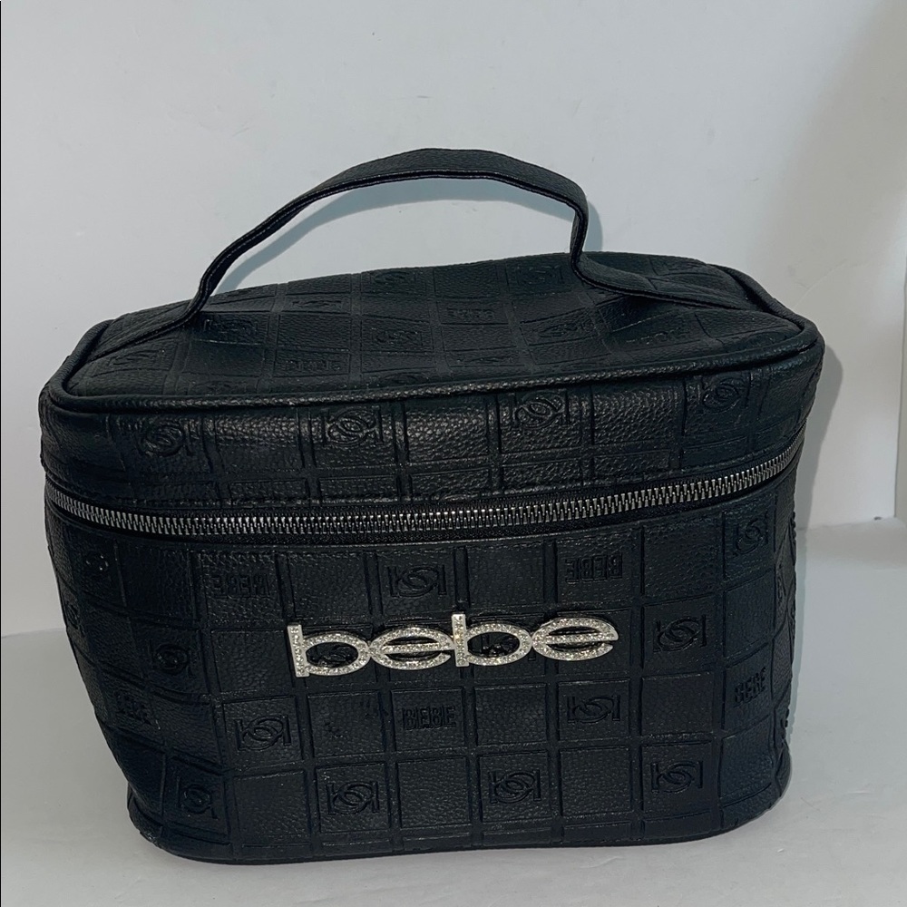 Bebe Black Toiletry Bag for women’s